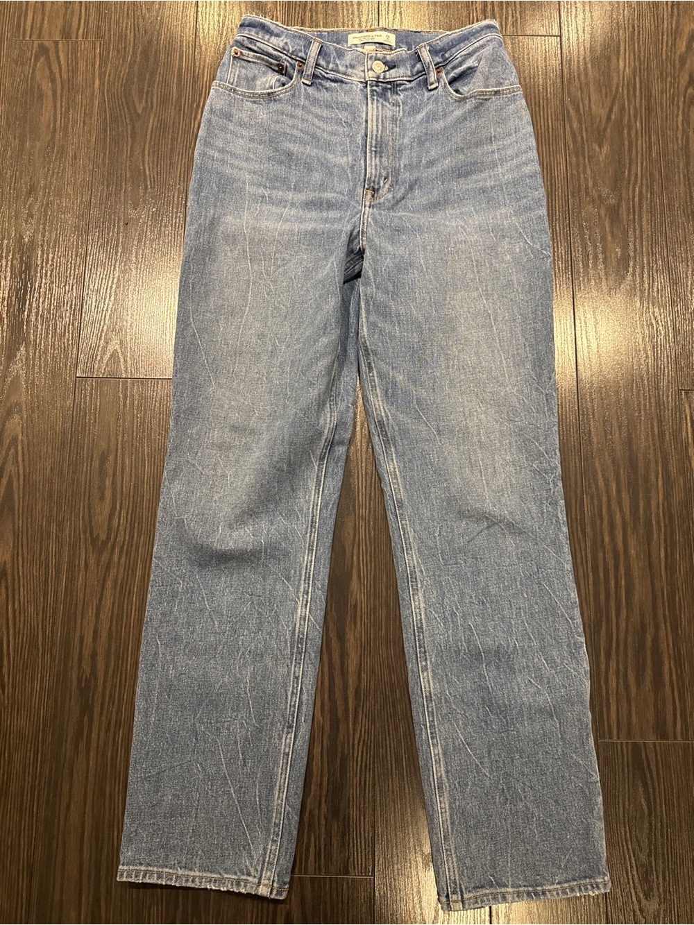 Abercrombie & Fitch The ’90s Straight Ultra High Rise Jeans Curve Love Size 28